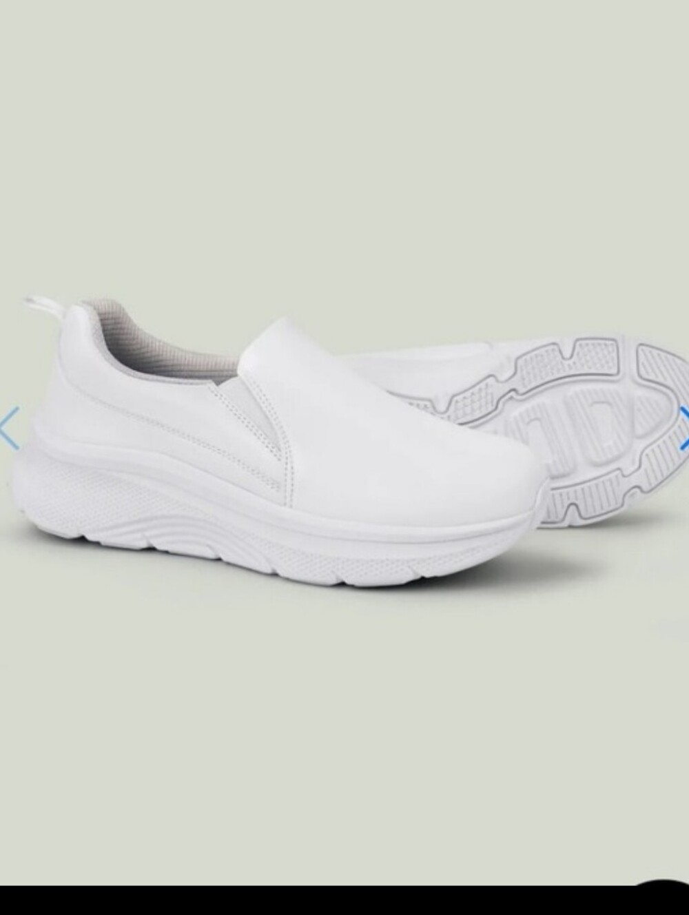 Hawkwell Arch Support Nurse Shoes Gloffy Nova White  Size 7 US - Eu 39 New